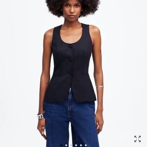 Madewell Black Vest